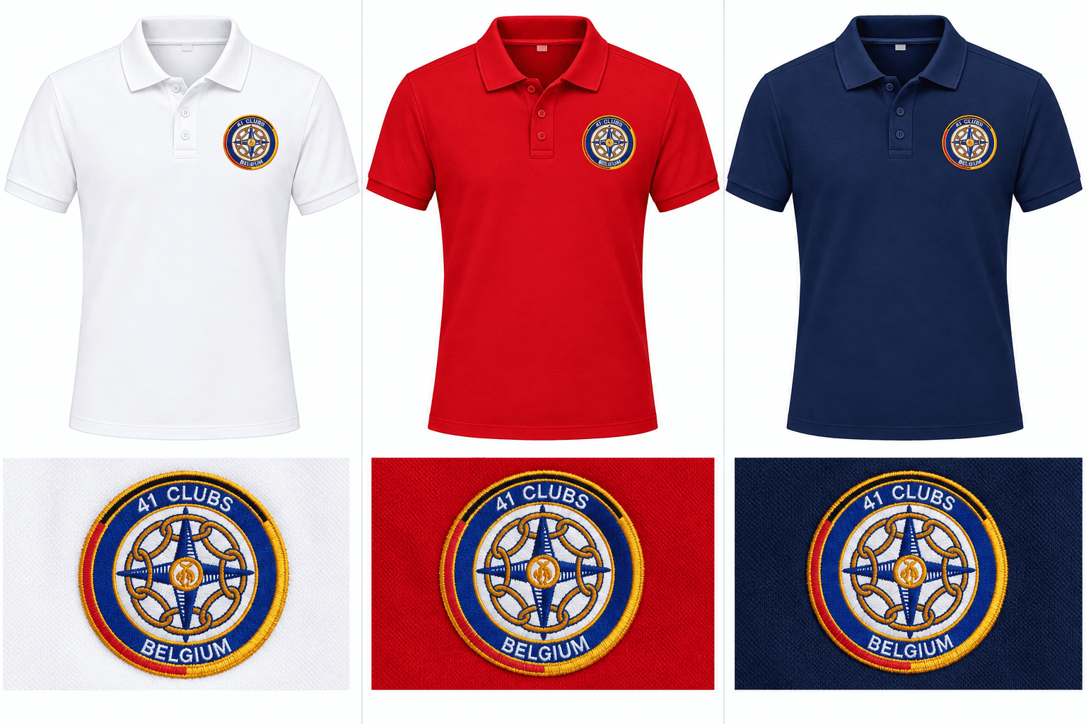 Short-sleeve polos